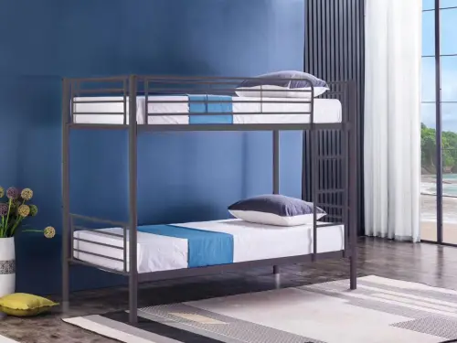 Łóżka piętrowe metalowe i drewniane: Wygodne i praktyczne rozwiązanie dla różnych grup osób